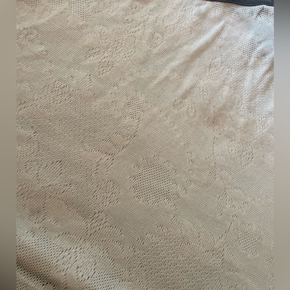 Wet Seal Bull Head Skull Patterned Crop Too Lace Knit Razor Cami Back - Picture 7 of 7